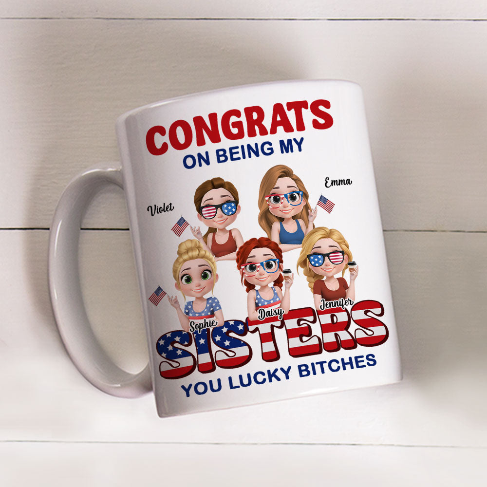 American Best Friends - Personalized Custom Coffee Mug