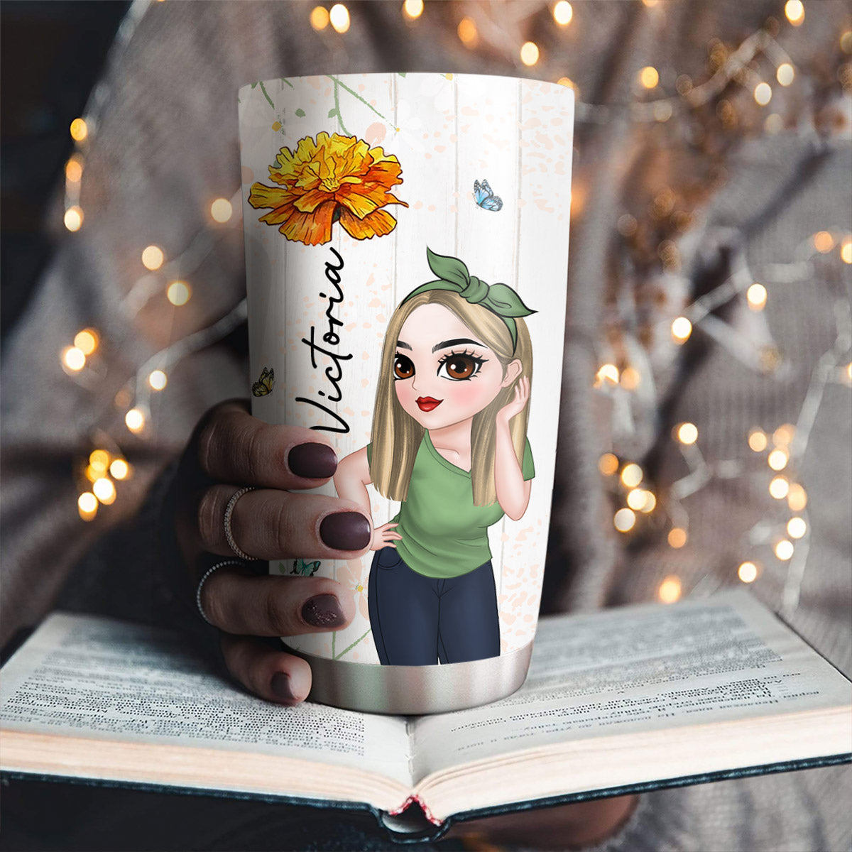 Just Go Forth - Personalized Custom Tumbler