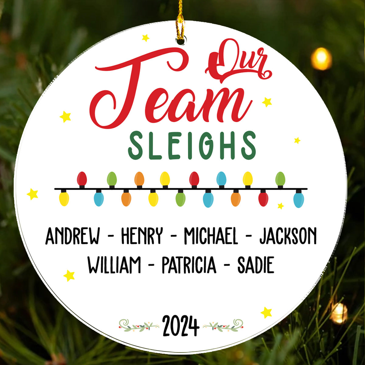 Best Teammate - Personalized Custom Acrylic Ornament
