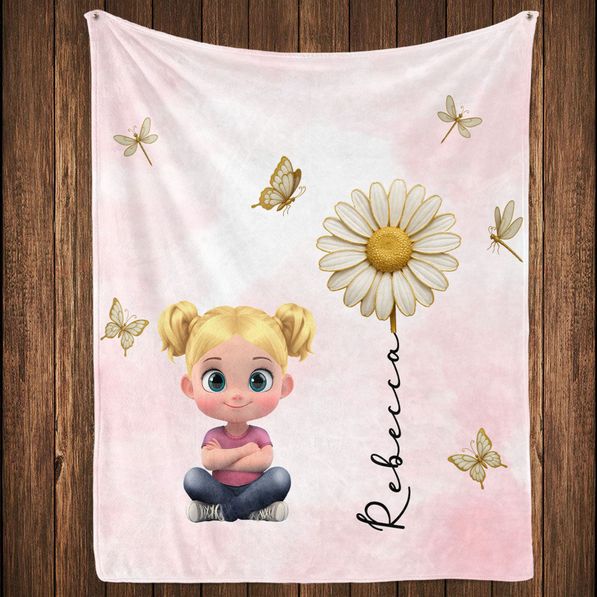 Floral Soul - Personalized Custom Fleece Blanket
