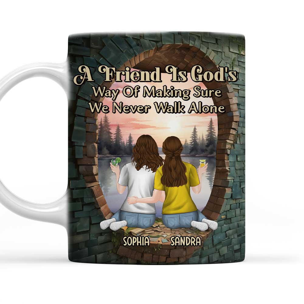 Friendship On Another Level - Personalized Custom Coffee Mug