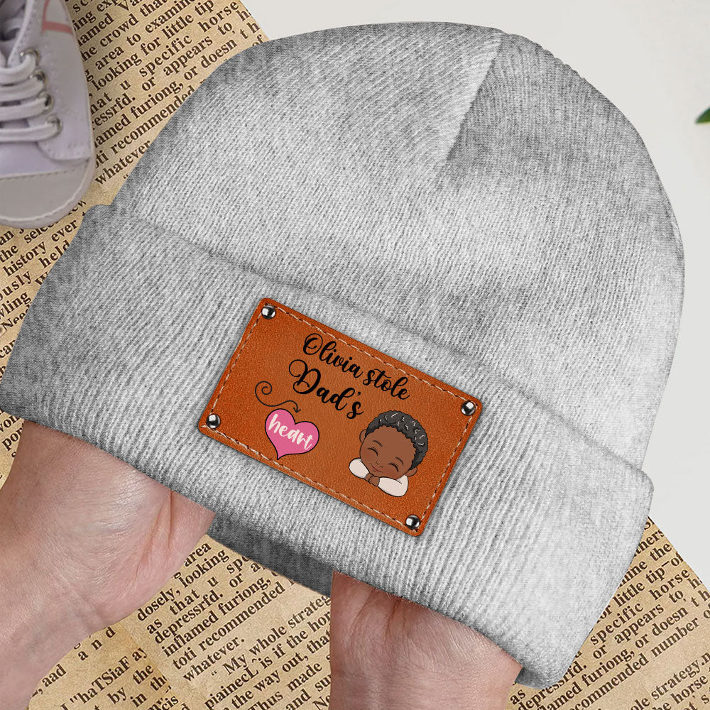 I Stole The Heart Of Mommy - Personalized Custom Beanie