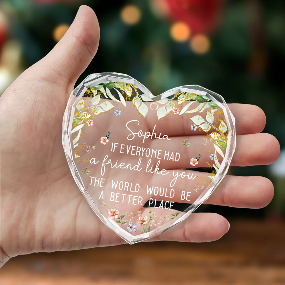 Had A Friend Like You - Personalized Custom Glass Ornament