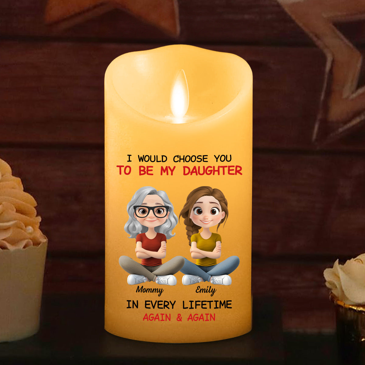 Always Choose You - Personalized Custom LED Candle
