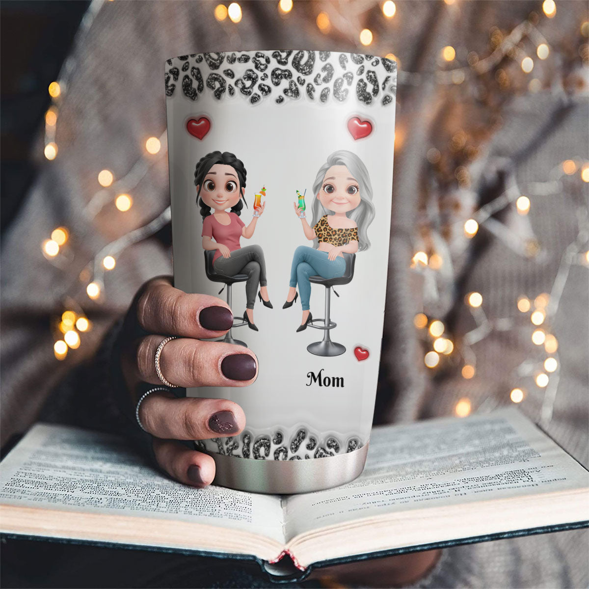 Thanks For Your Dna Mom - Personalized Custom 3D Inflated Effect Tumbler