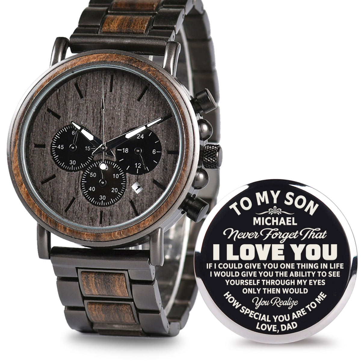 How Special You Are To Me - Personalized Engraved Wooden Watches GQ026
