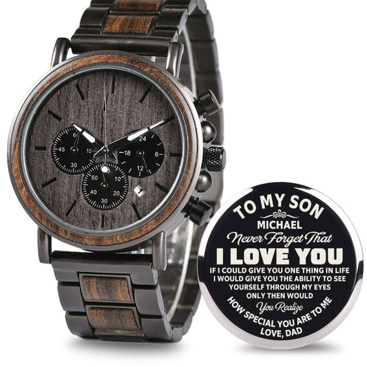 How Special You Are To Me - Personalized Engraved Wooden Watches GQ026