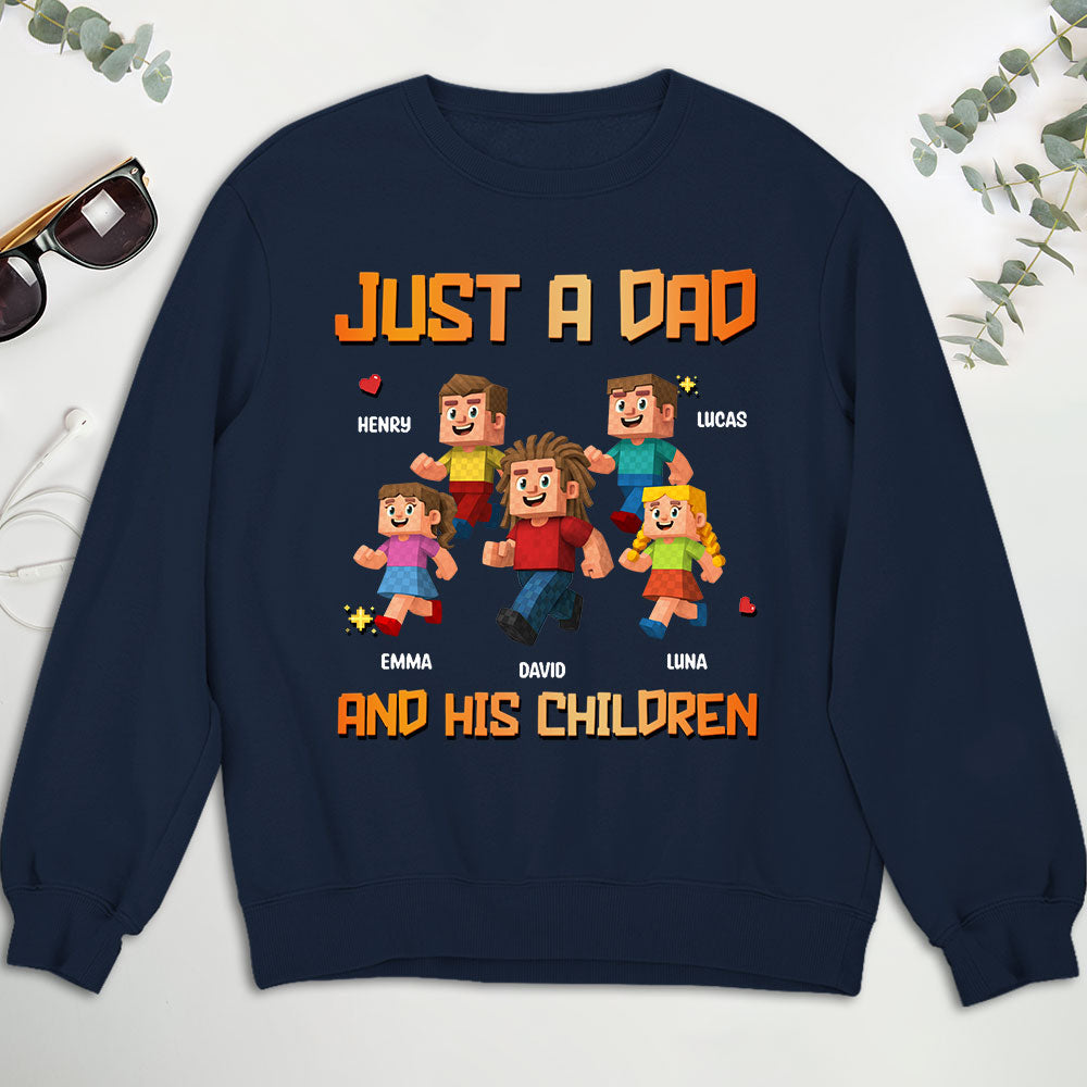 Just A Dad - Personalized Custom Shirt