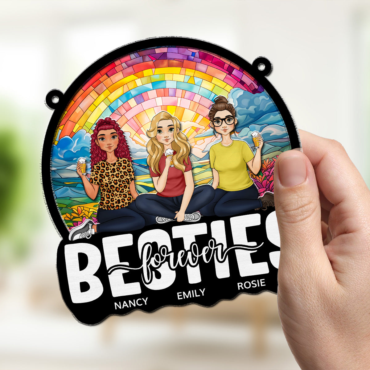 Soulmates - Personalized Custom Suncatcher