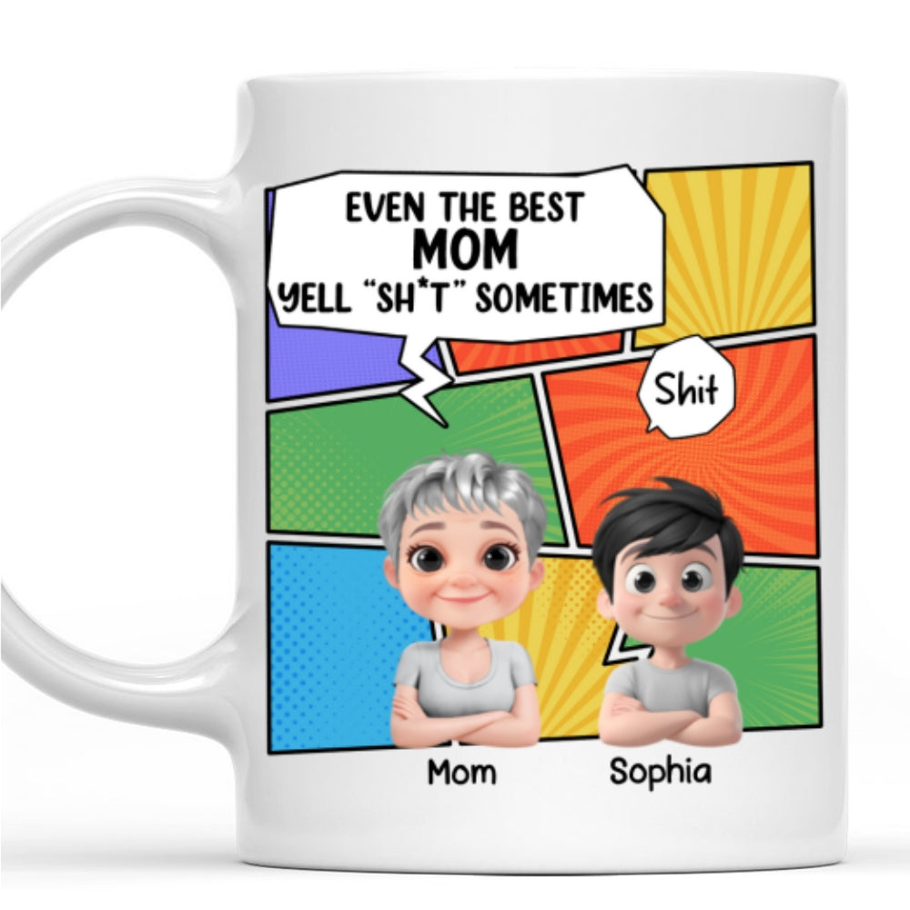 Good Mom - Personalized Custom Coffee Mug