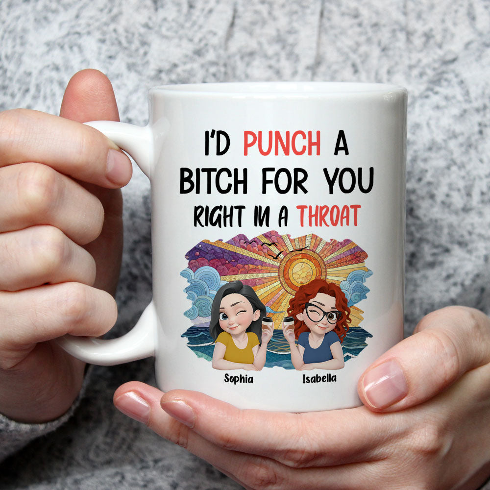 Punch Right In - Personalized Custom Coffee Mug