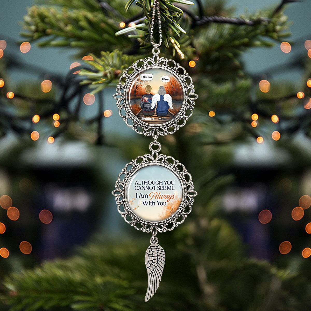 I Am Always With You - Personalized Custom Charming Ornament