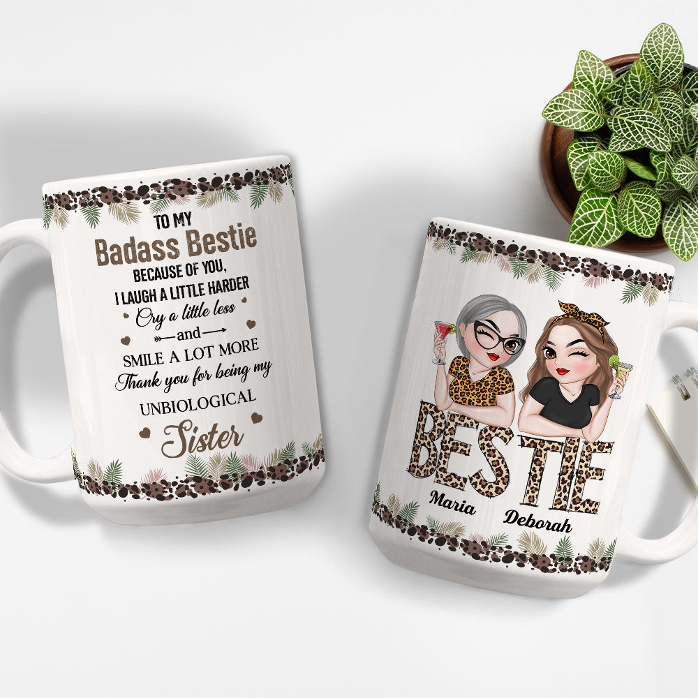Badass Bestie - Personalized Custom Coffee Mug