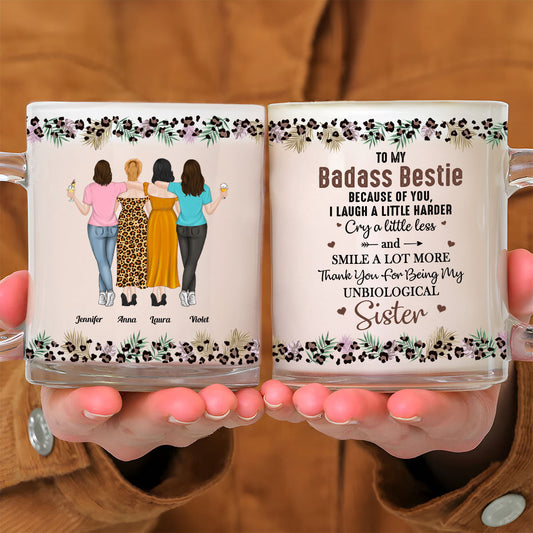 Beautiful Friendship - Personalized Custom Glass Mug