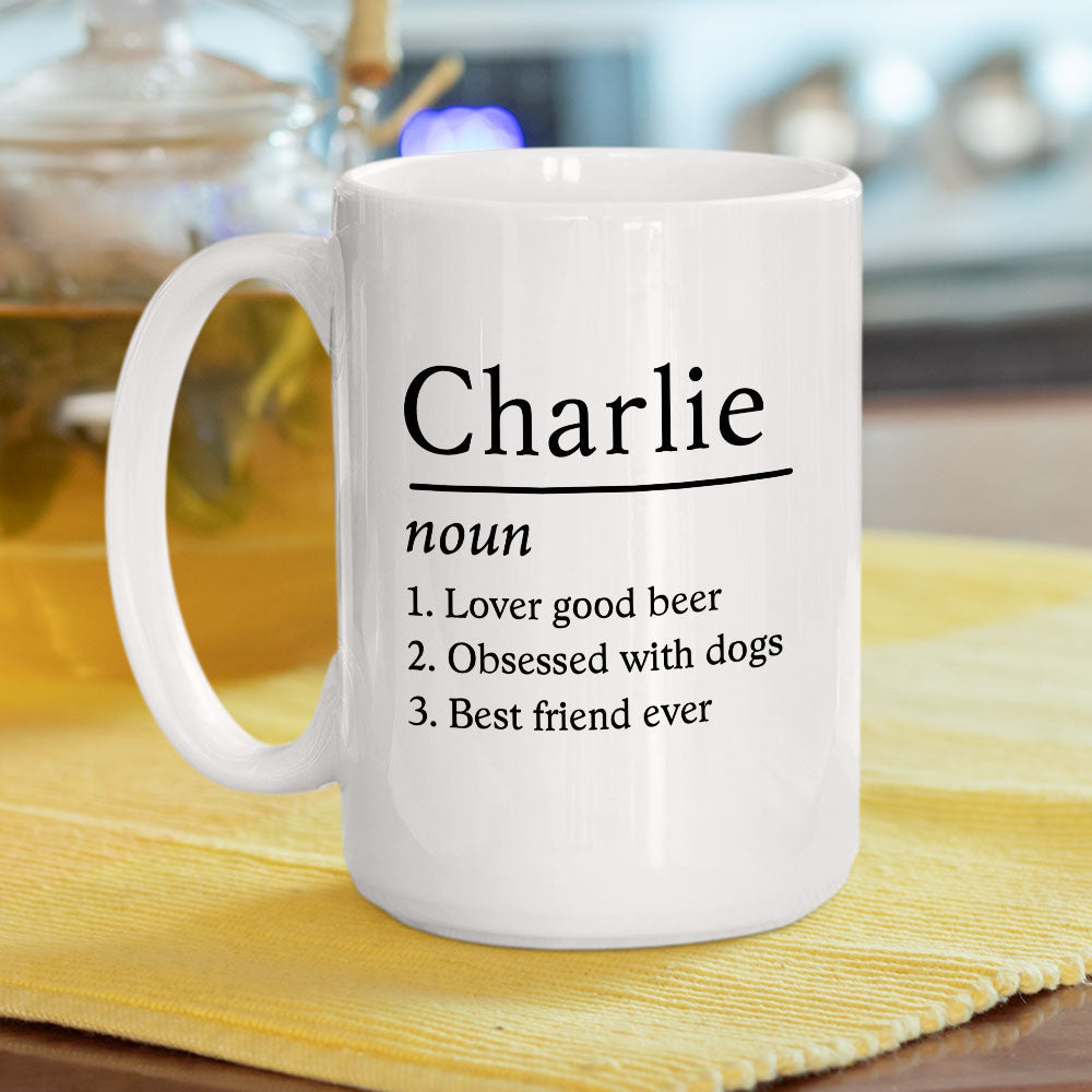Definition Mug - Personalized Custom Coffee Mug