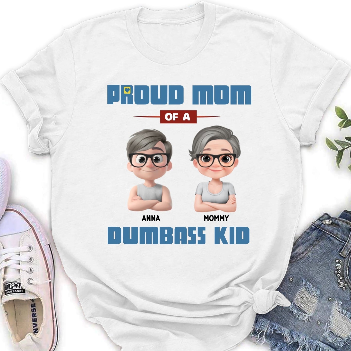 Proud Mom - Personalized Custom Shirt