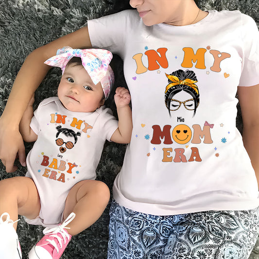 In My Mom Era - Personalized Custom T-shirt And Onesie