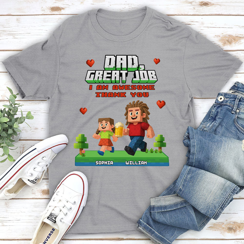 Awesome Daddy Of Us - Personalized Custom Shirt
