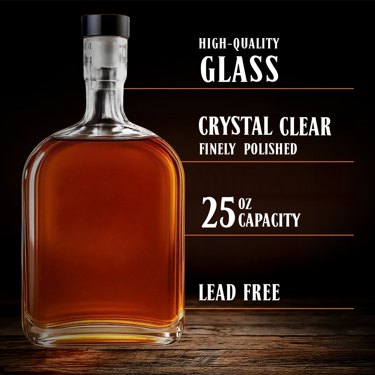 Under New Management - Personalized Custom Spirits Decanter