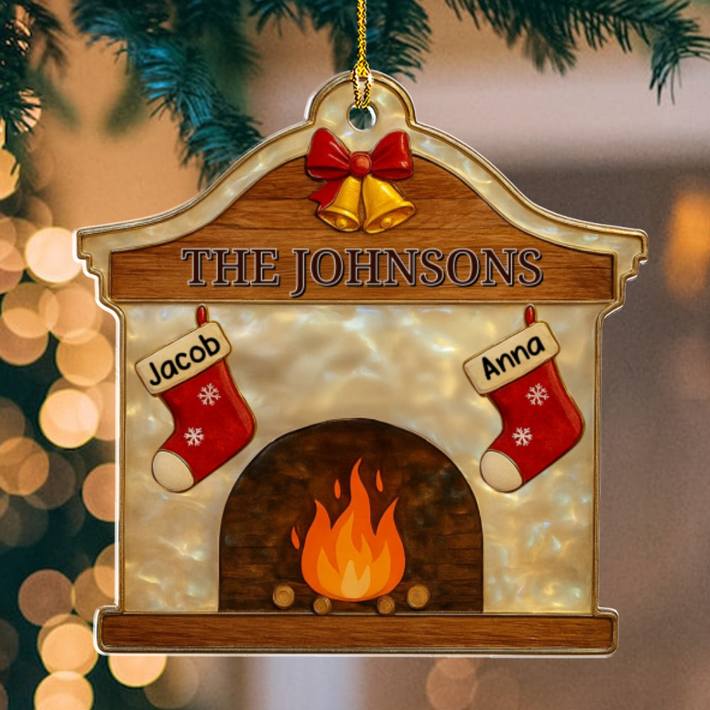 Happy Family - Personalized Custom Acrylic Ornament