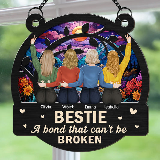 Bestie Love - Personalized Custom Suncatcher