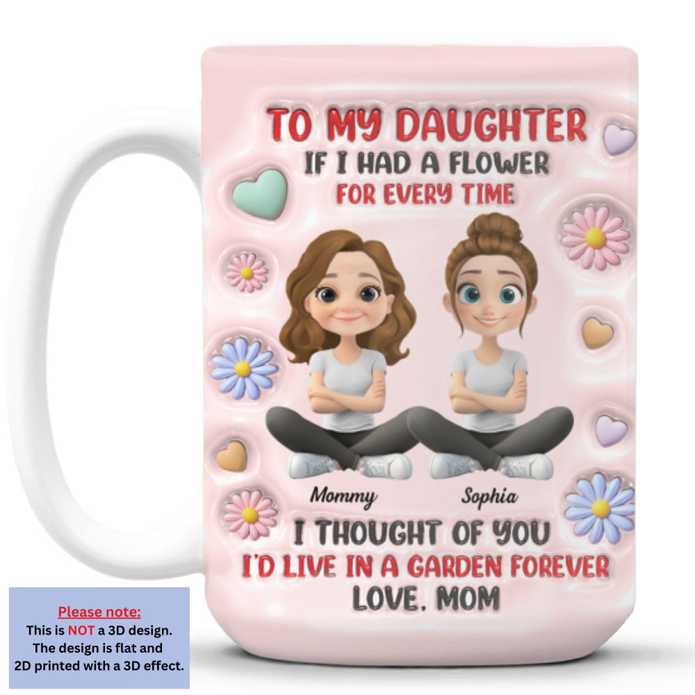 A Garden Full Of Love - Personalized Custom 3D Inflated Effect Mug