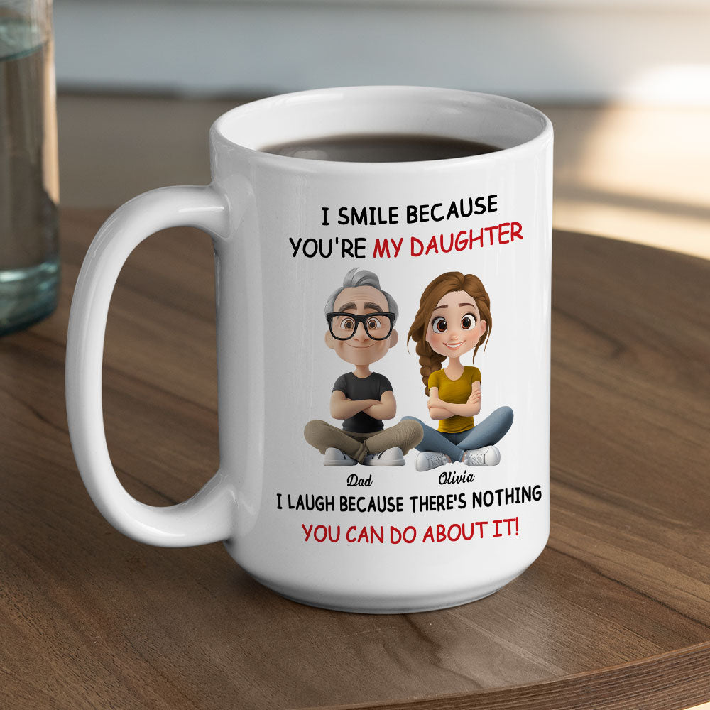 For Daughter - Personalized Custom Coffee Mug
