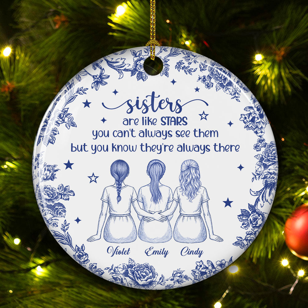 Starlight Blue - Personalized Custom Ceramic Ornament