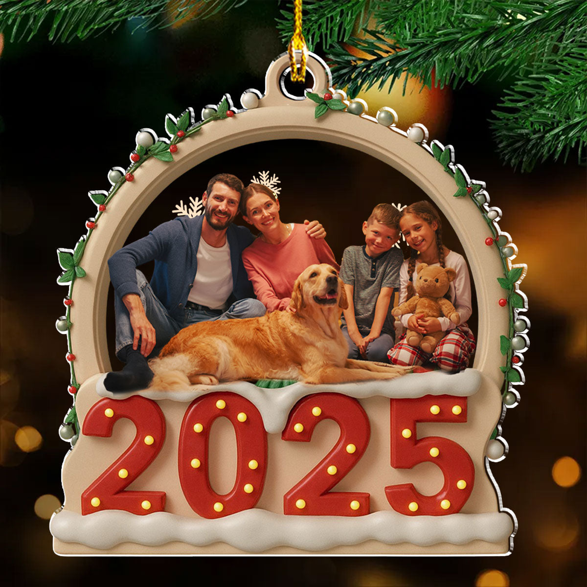 Our Christmas Together Photo - Personalized Custom Acrylic Ornament