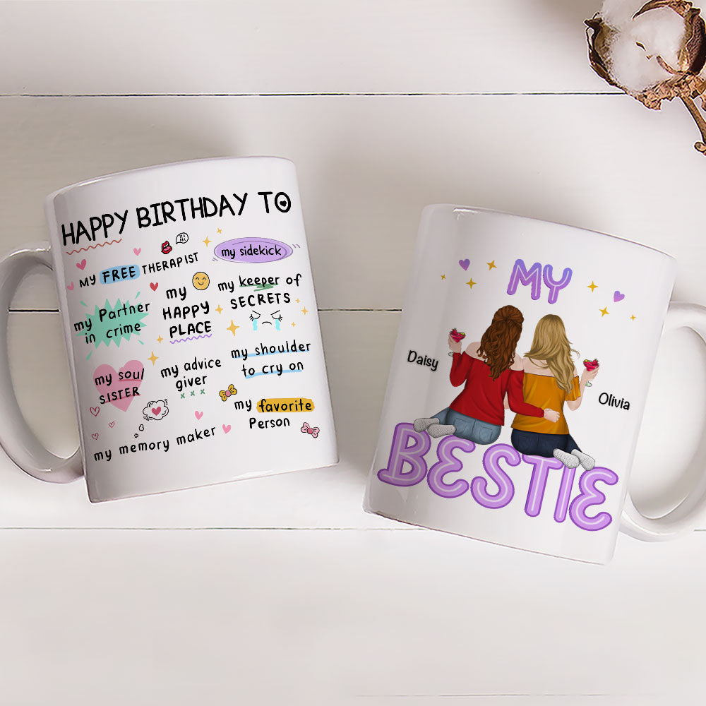 Wishing You A Fantastic Birthday - Personalized Custom Coffee Mug
