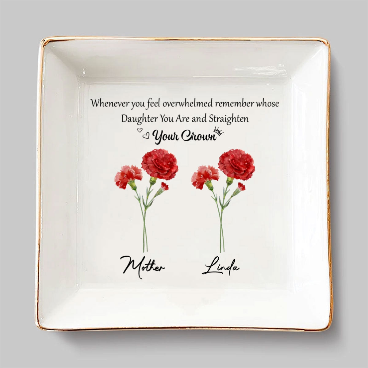 You Are My Daughter - Personalized Custom Jewelry Dish
