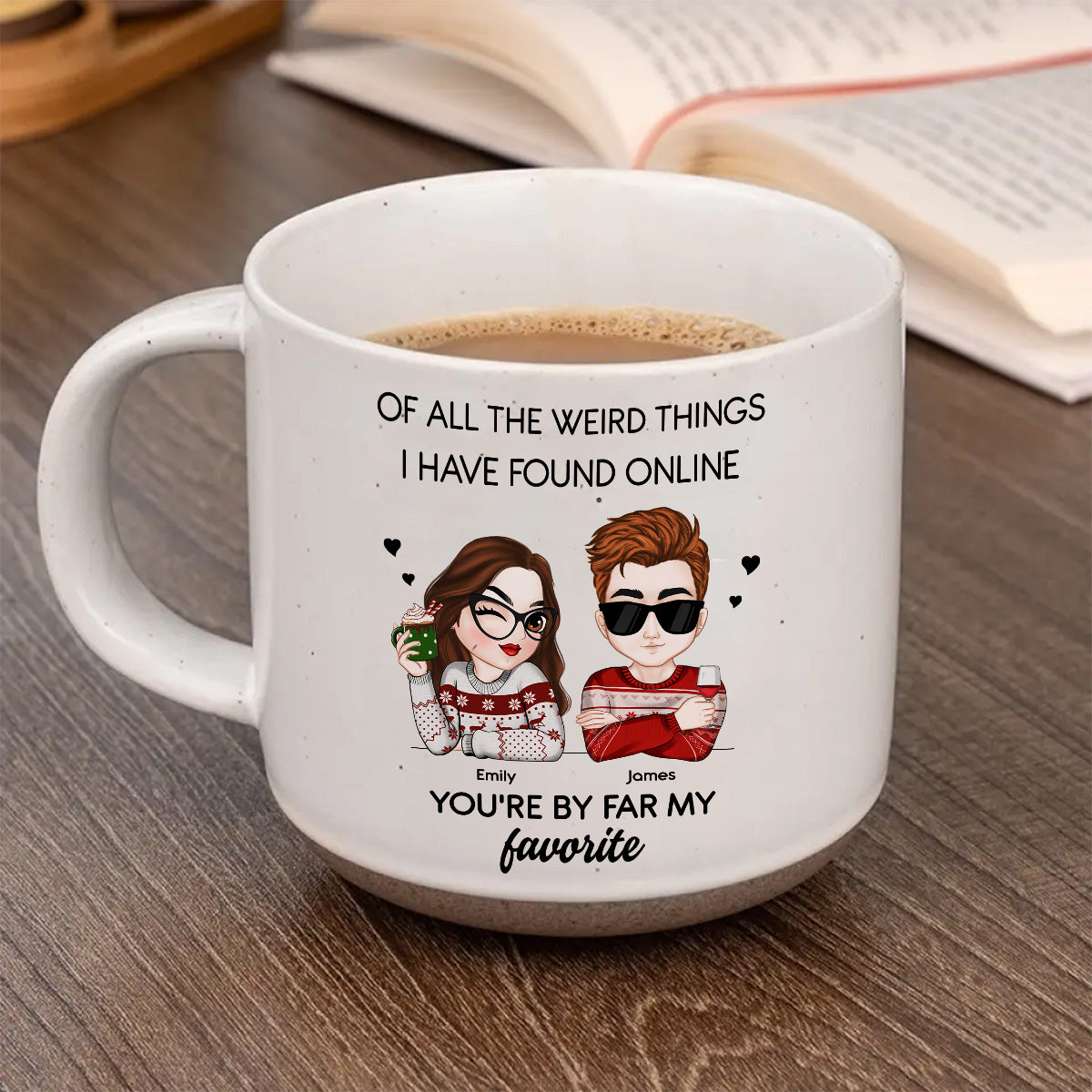 I Have Found Online - Personalized Custom Pottery Mug