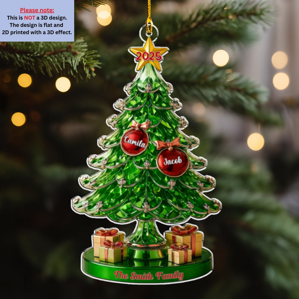 This Day Our Family - Personalized Custom Acrylic Ornament