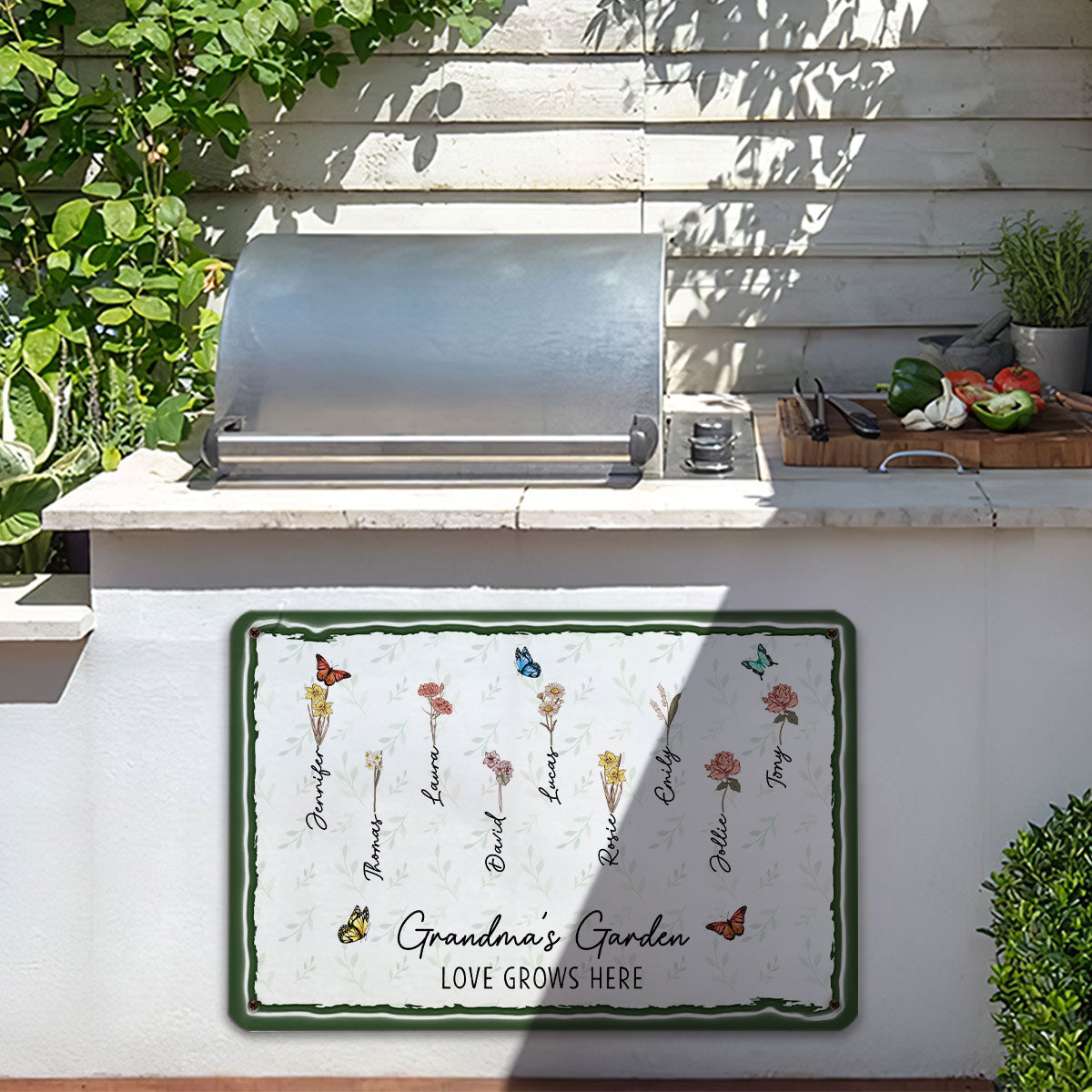 First Mom Now Grandma - Personalized Custom 3D Inflated Effect Metal Sign