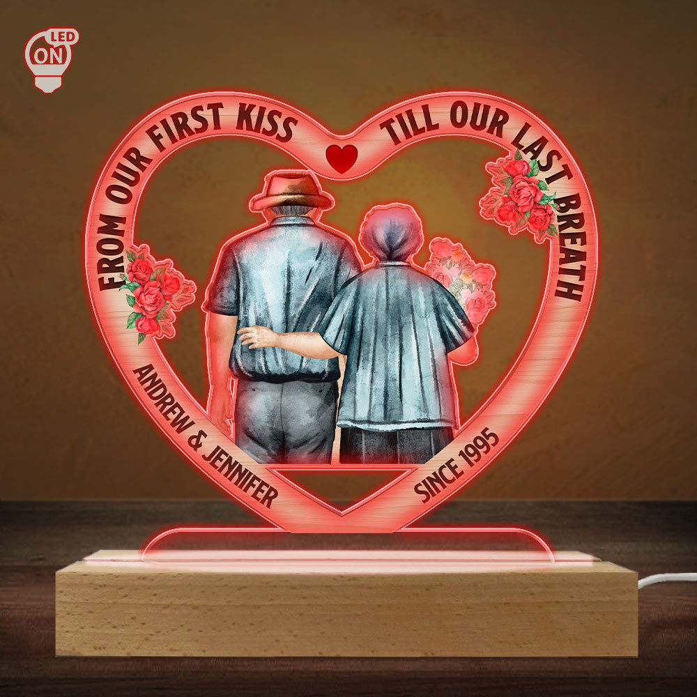 First Kiss - Personalized Custom LED Light