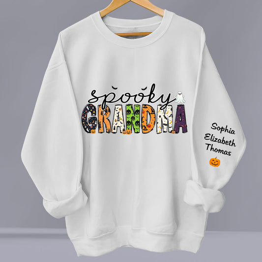 Spooky Grandma - Personalized Custom Sweatshirt