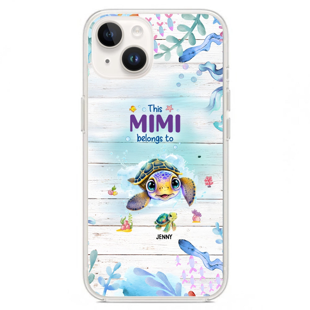 This Grandma Belongs To - Personalized Custom Phone Case