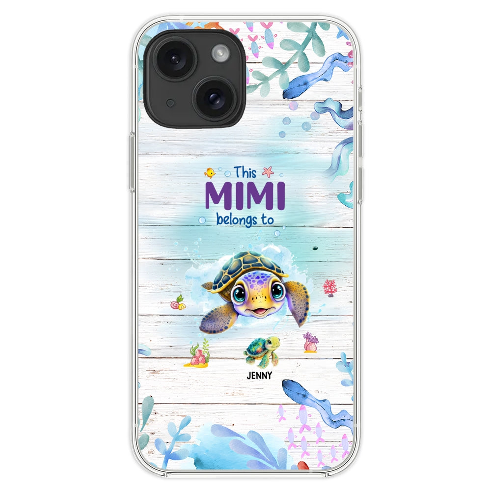 This Grandma Belongs To - Personalized Custom Phone Case