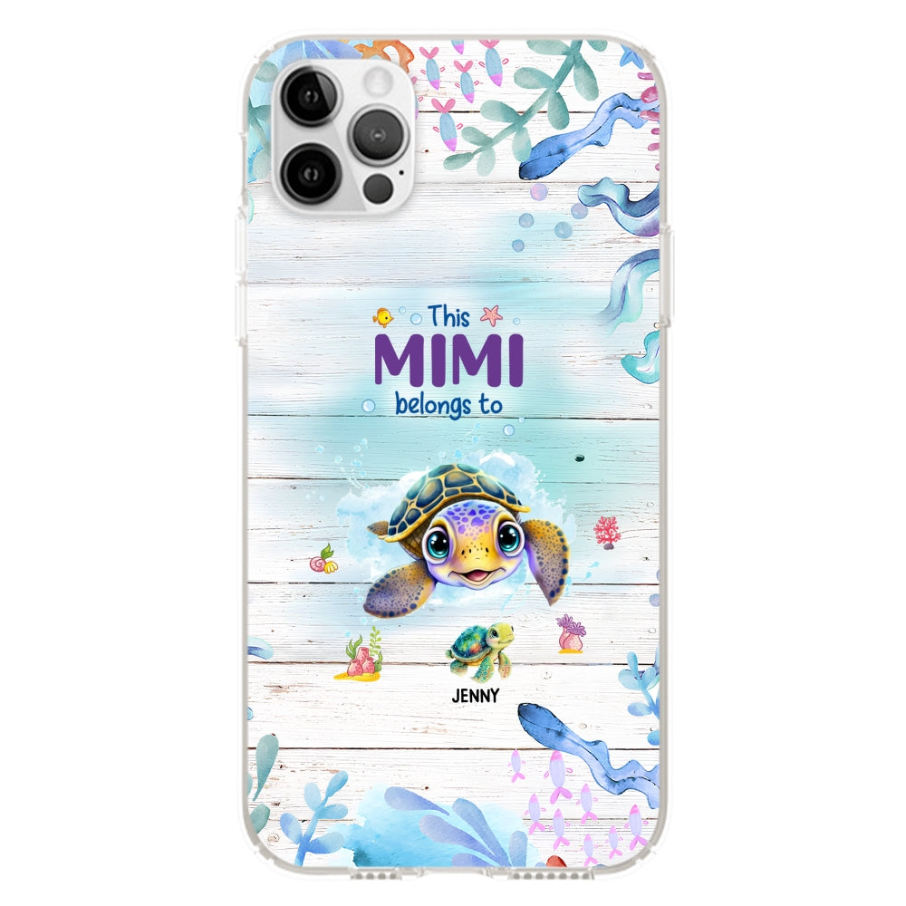 This Grandma Belongs To - Personalized Custom Phone Case