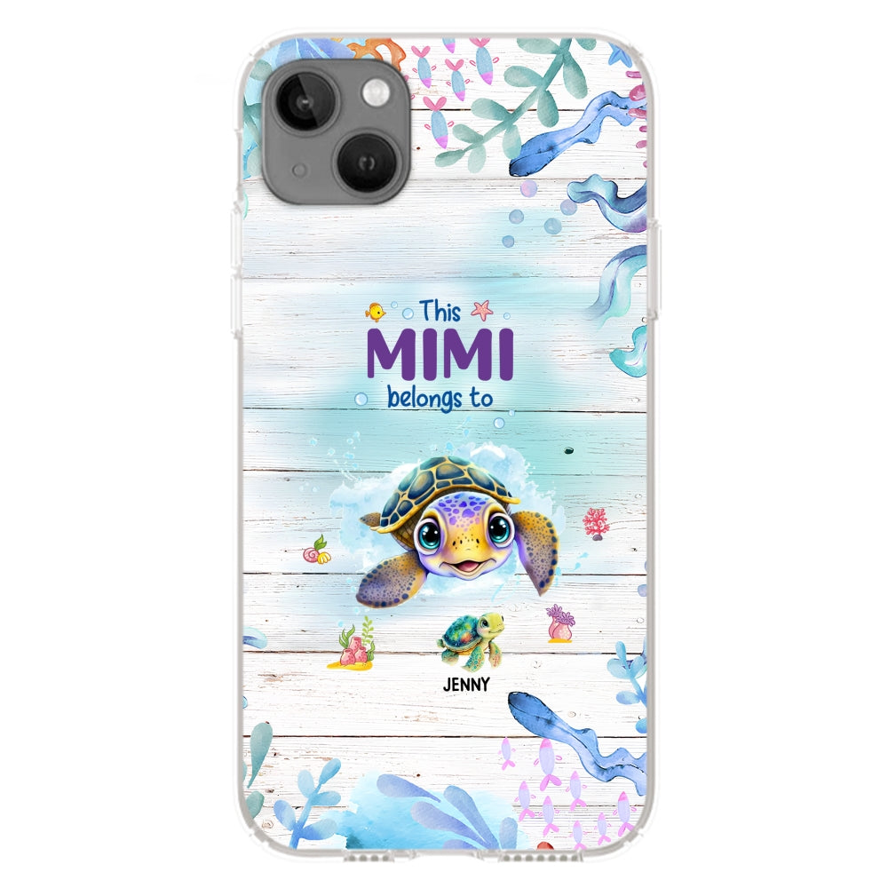 This Grandma Belongs To - Personalized Custom Phone Case