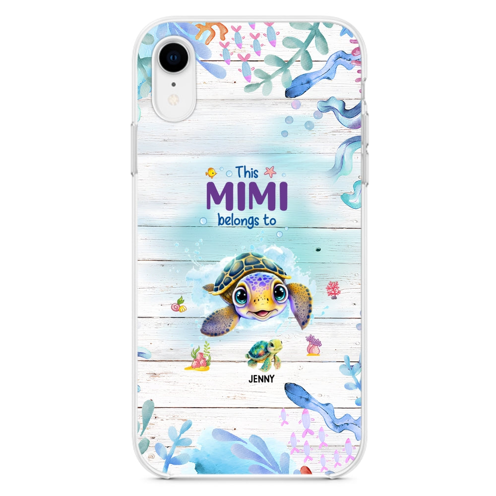 This Grandma Belongs To - Personalized Custom Phone Case