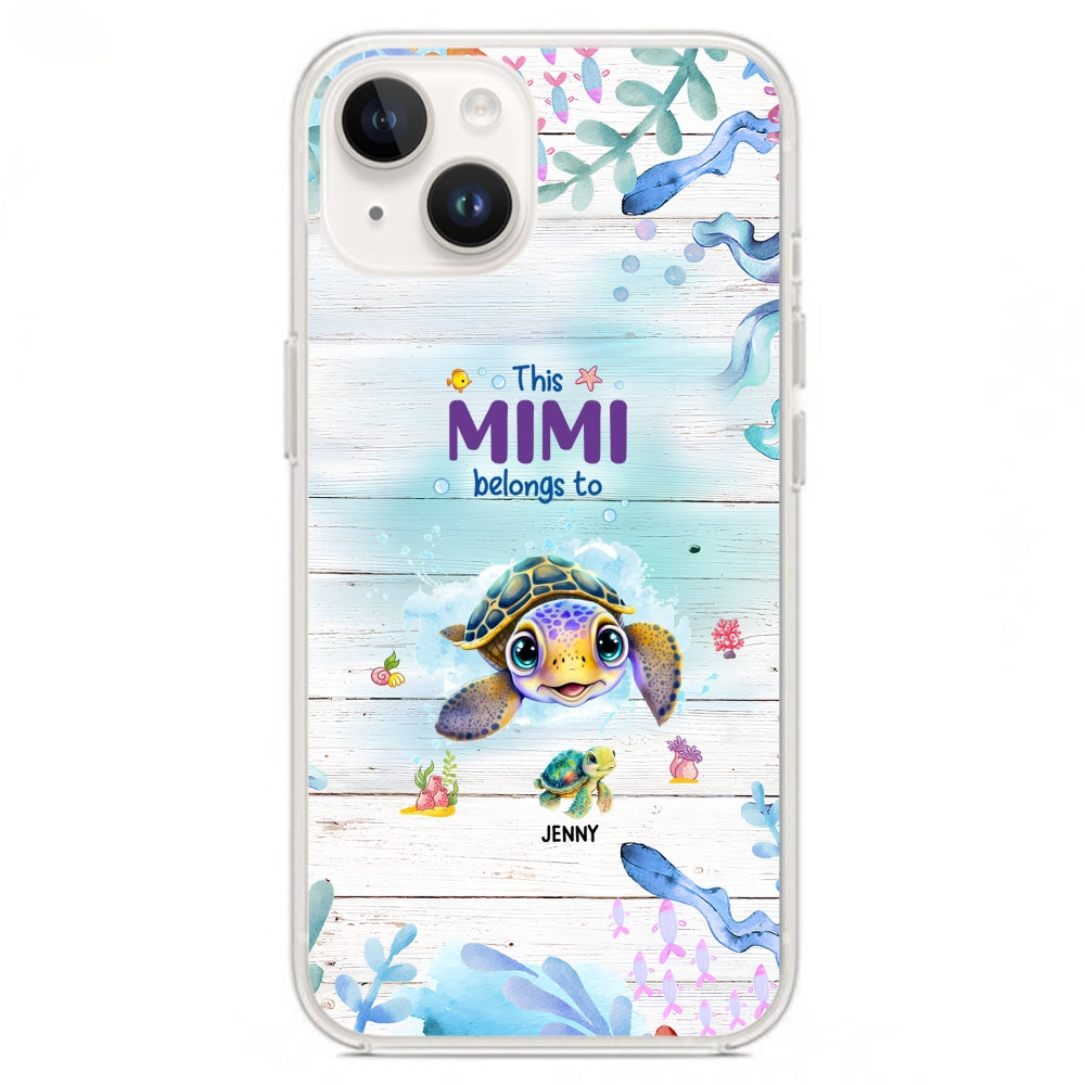 This Grandma Belongs To - Personalized Custom Phone Case