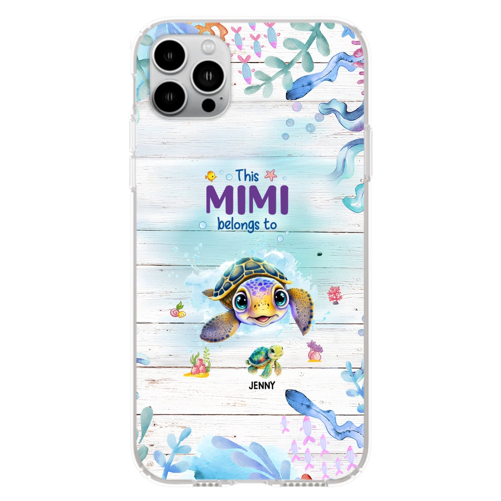 This Grandma Belongs To - Personalized Custom Phone Case