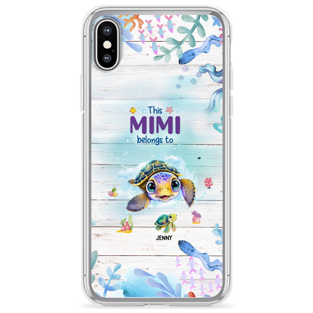 This Grandma Belongs To - Personalized Custom Phone Case