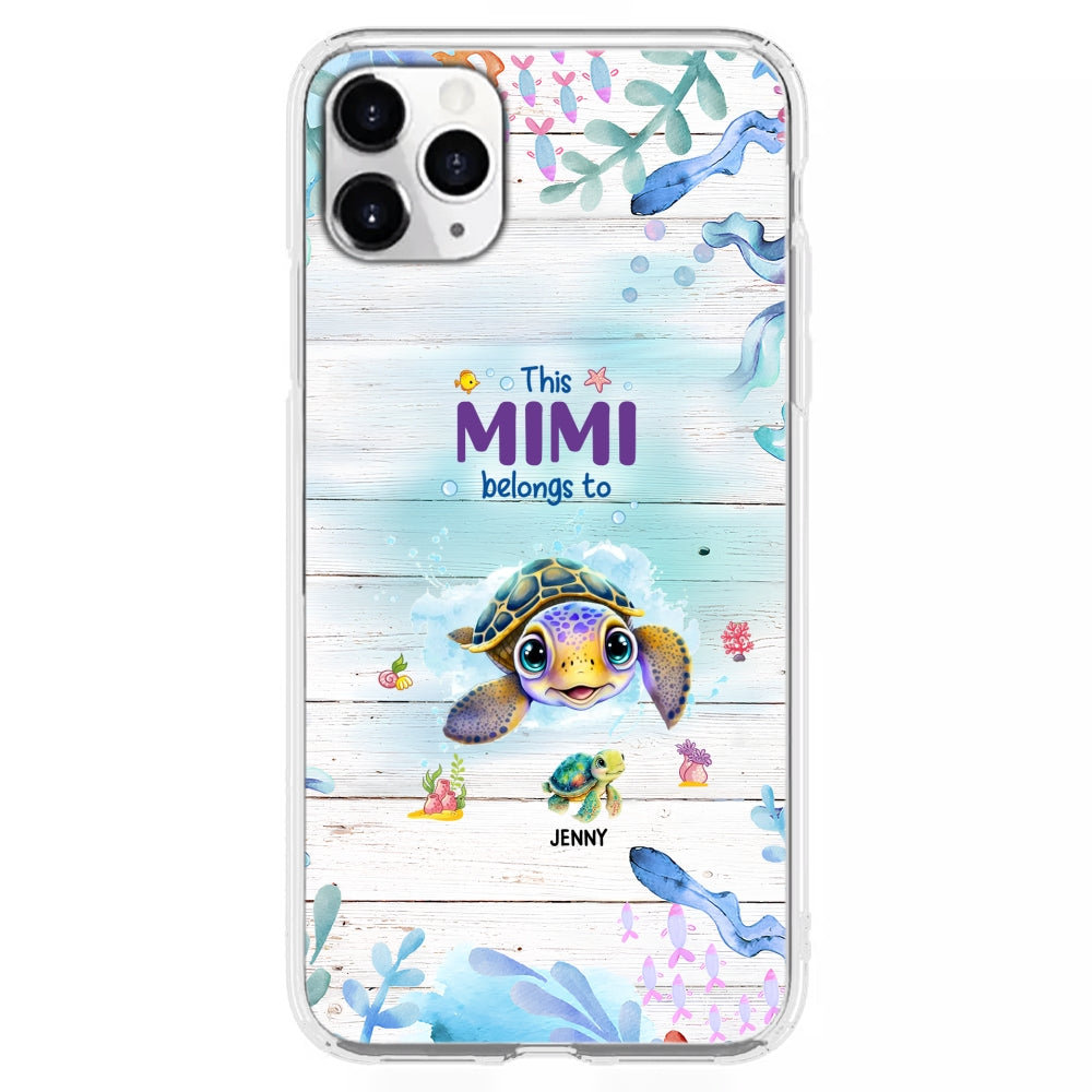 This Grandma Belongs To - Personalized Custom Phone Case