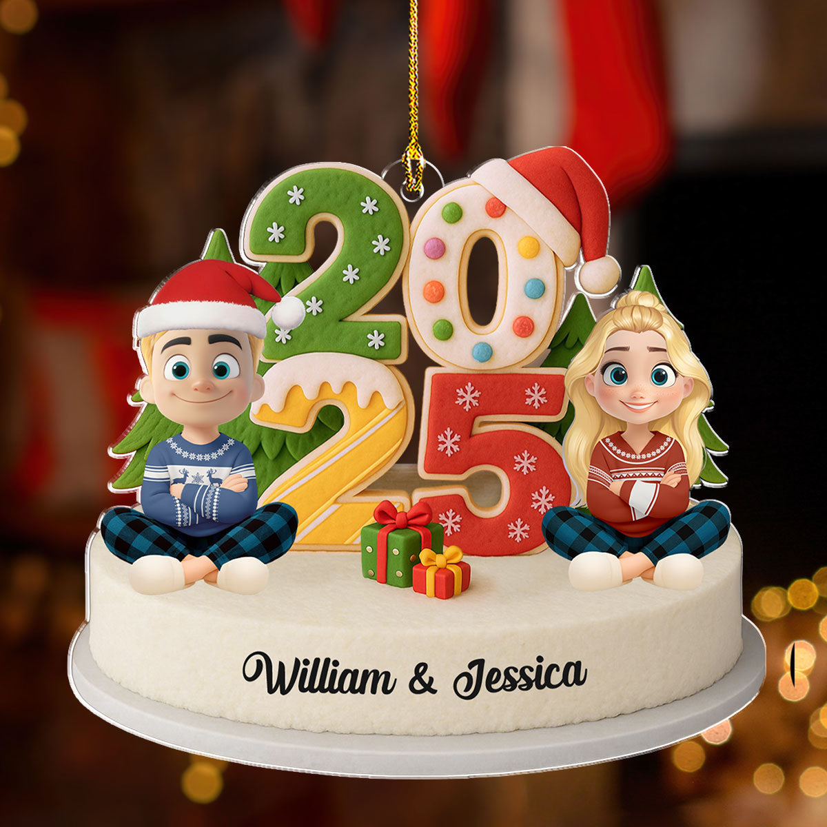 Our Christmas Crew - Personalized Custom Acrylic Ornament