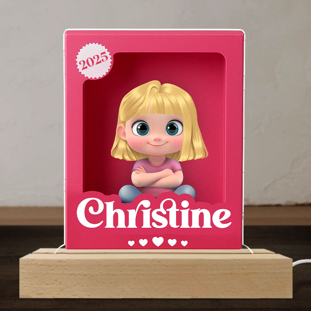 Baby Cute Figure - Personalized Custom LED Light