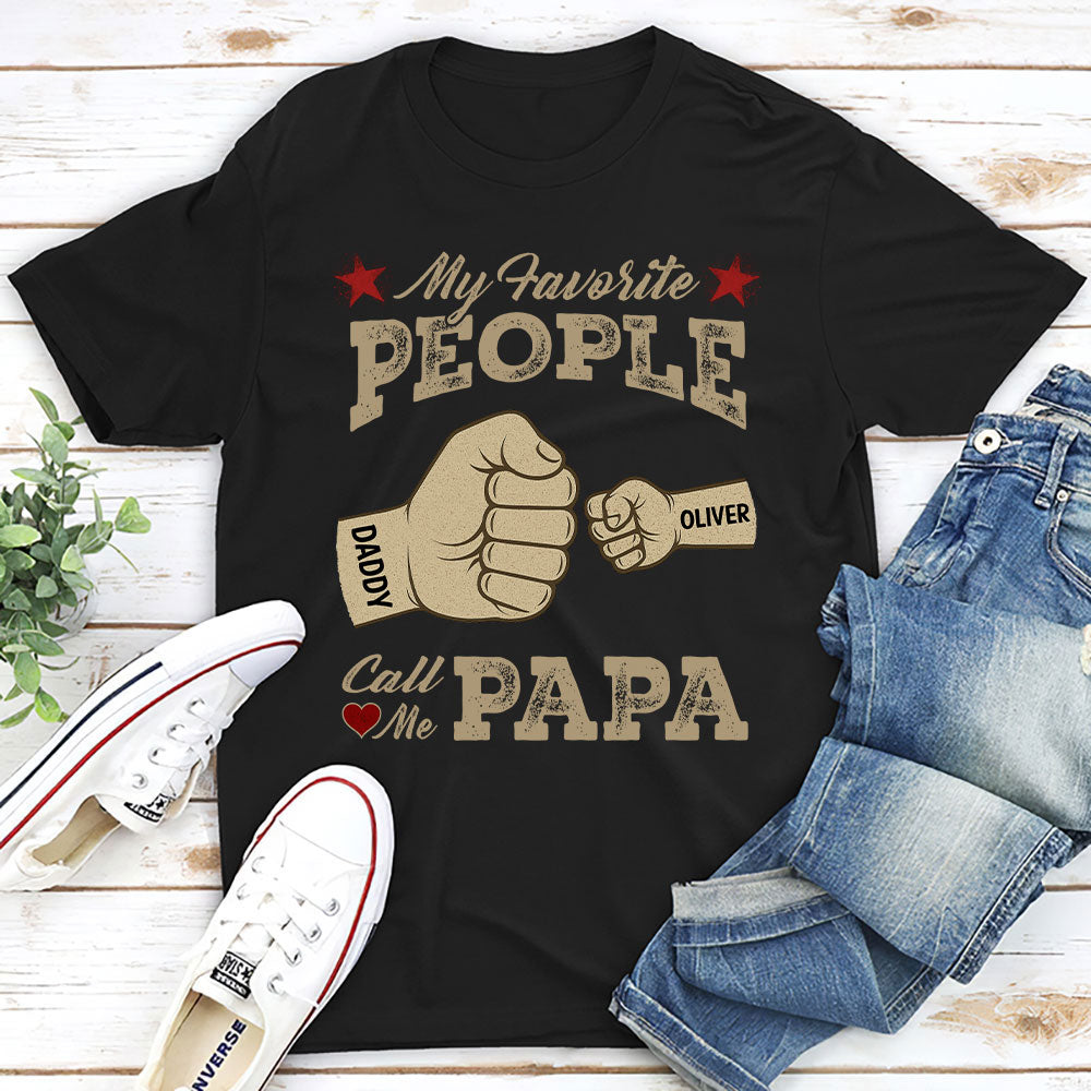Daddy Team - Personalized Custom Shirt