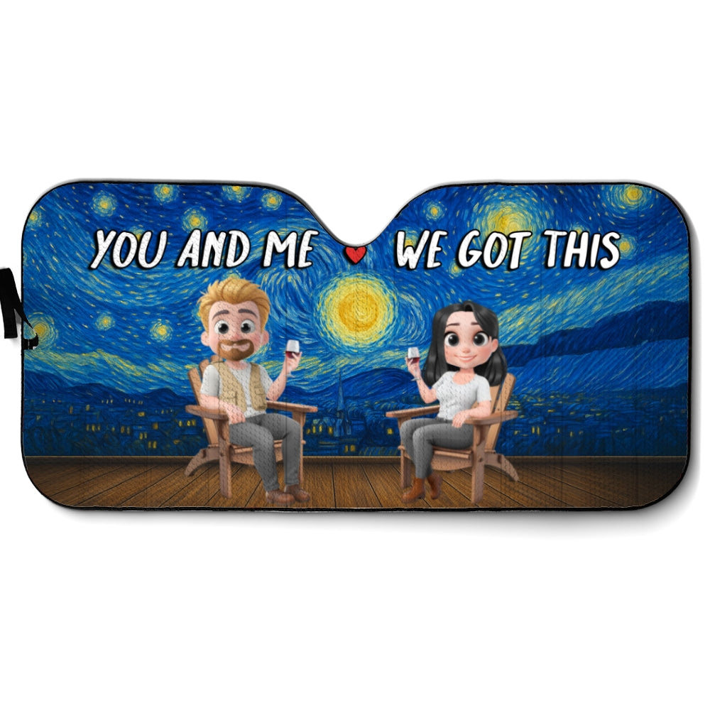 Whimsical Sky - Personalized Custom Car Sunshade