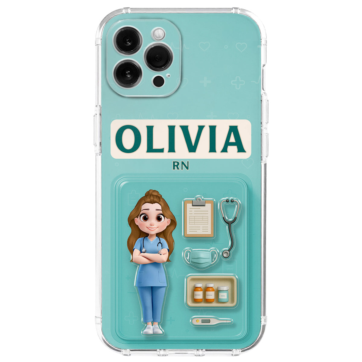 Be The Nurse You Would Want As A Patient Figure - Personalized Custom Phone Case